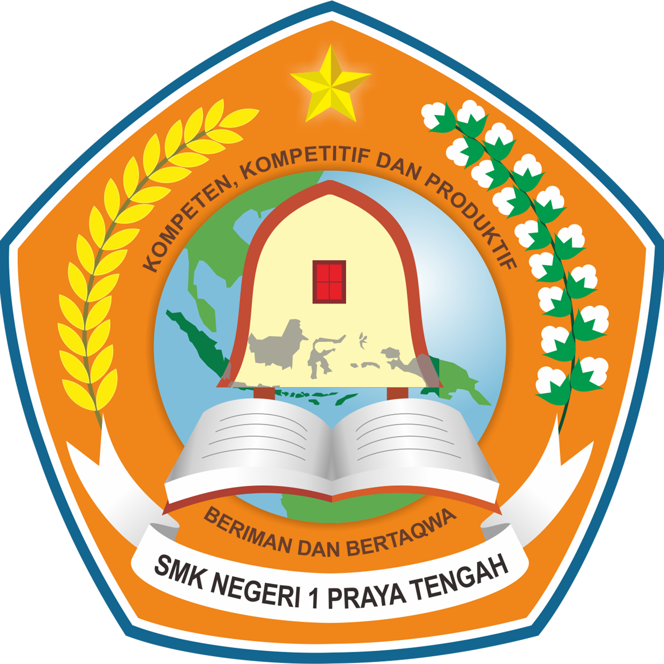 Logo SMKN 1 Praya Tengah